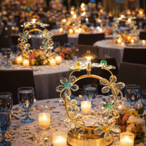 Crystal table lamp