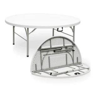 6ft Round folding table